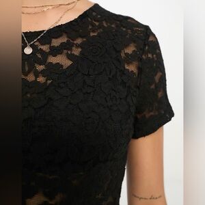 💎💎LOFT Black Short Sleeve Blouse